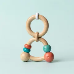 কাঠের ঝুনঝুনি জোড়া
