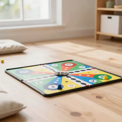লুডু খেলা চলছে